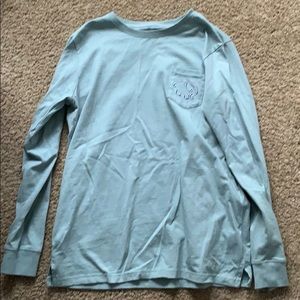light blue ivory ella long sleeved tshirt